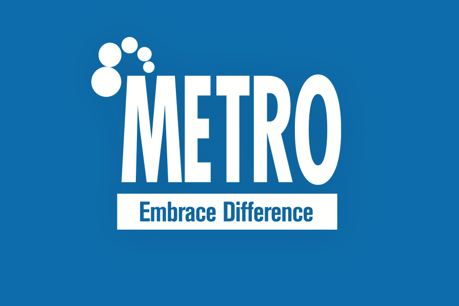METRO Logo - embrace difference