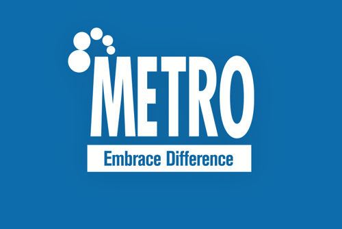 METRO Charity logo - embrace difference