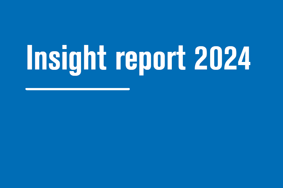 The words 'Insight report 2024' over a map of London, Hertfordshire, Medway and Kent